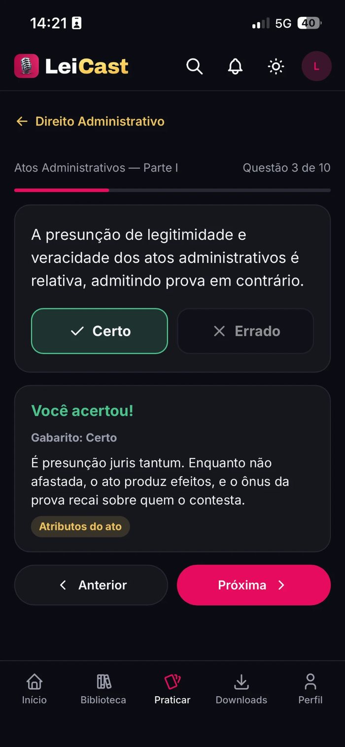 Questão de Certo ou Errado de Direito Administrativo com gabarito comentado