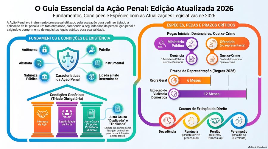 Processual Penal — Ação Penal · mapa mental