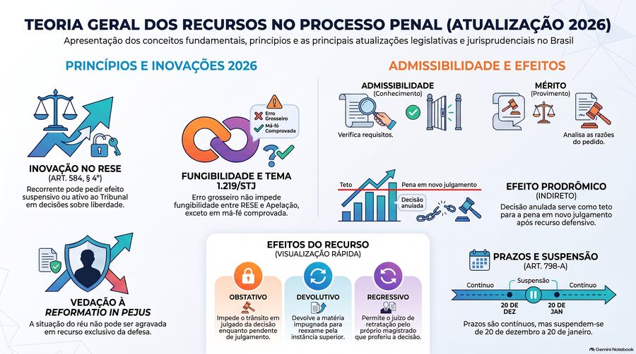 Processual Penal — Recursos · mapa mental